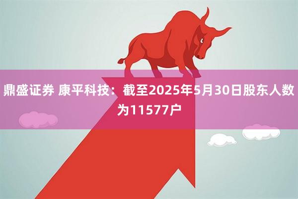 鼎盛证券 康平科技：截至2025年5月30日股东人数为11577户