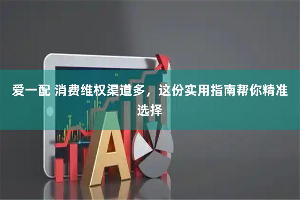 爱一配 消费维权渠道多，这份实用指南帮你精准选择